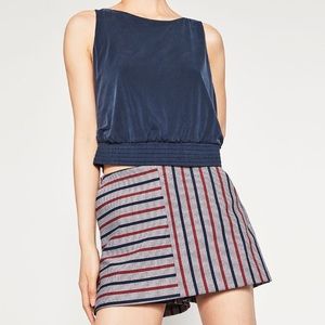 ZARA SKORT WITH STRIPE DETAIL BRAND NEW WITH TAGS XS